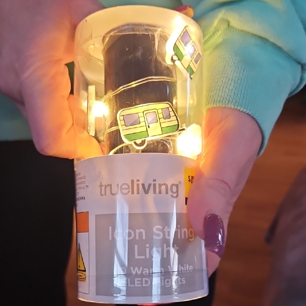 Camper Icon String Lights - Warm White